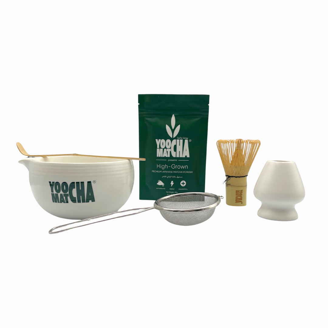 Macha Making Kit Buy Matcha Starter Kit Preparation Online in Dubai.Organic ceremonial ...